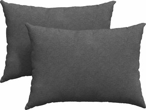 vidaXL Perne pentru canapea 2 pcs Gri închis 70 x 50 cm