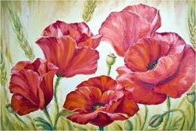 Tablou - Mac - flori (90x60 cm)