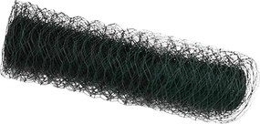 vidaXL Gard hexagonal Verde 0.5 x 100 m Oțel