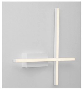 Aplica de perete LED design modern QUAM alb