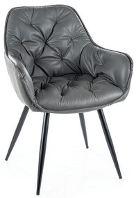 Scaun de bucaterie Cherry, gri