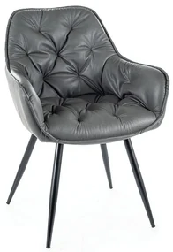 Scaun de bucaterie Cherry, gri