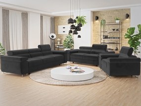 Set canapea fotoliu 3+2+1 Terazuro 3+2+1 (Negru) . Promo -17%. 1105850