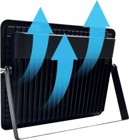 Proiector LED exterior LED/100W/230V 4500K IP65 negru