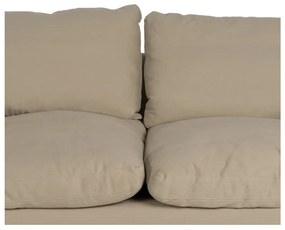 Canapea bej cu tapițerie din in 180 cm – Ixia