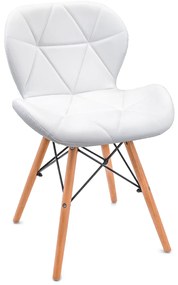 Scaune de sufragerie 4buc din piele, Diamond