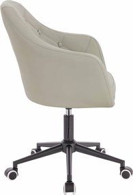 HR831K Scaun Culoare in Piele Ecologica Premium Soft cu Bază Neagră