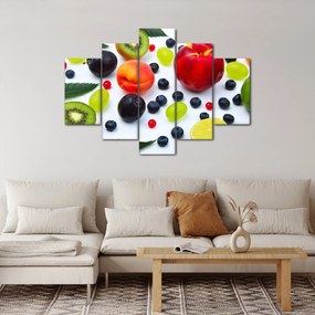 Tablou - fructe cu picături de apă (150x105 cm)