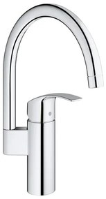 Baterie bucatarie Grohe Eurosmart,pipa inalta, cartus ceramic, pipa pivotanta, Crom -33202002