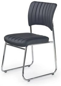 Scaun tapitat Rapid negru