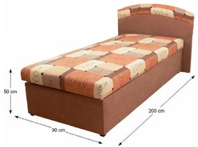 Pat de zi Napoli cu spaţiu de depozitare, din spumă