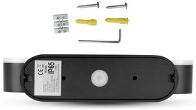 LED lampă flexibilă de perete exterior 2xLED/12W/230V IP65 negru