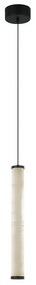 Lustra Suspendata LED, 15W, ALABASTER- BLACK, ZB-2540