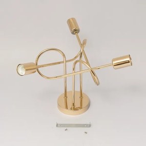 Lustră aplicată OXFORD 3xE27/15W/230V aurie