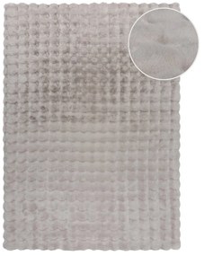 Blană gri deschis sintetică 180x290 cm Waffle Faux Fur – Flair Rugs
