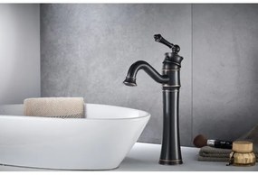 REA-B0227 - Baterie pentru lavoar VINTAGE OLD 31 cm, neagră