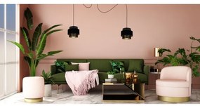 Lustră pe cablu NESS 2xE27/60W/230V neagră