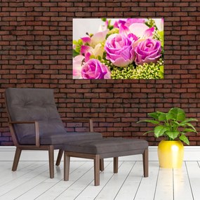 Tablou cu trandafiri (90x60 cm)