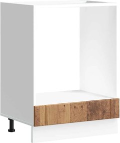 vidaXL Dulap pentru cuptor „Lucca” Lemn vechi, lemn de inginerie