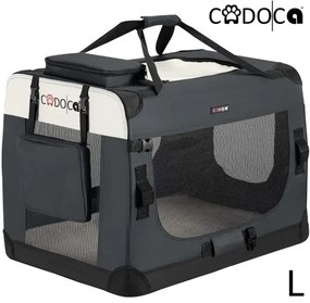 Deuba Geanta portabila pentru caini L 70x52x52cm - antracit