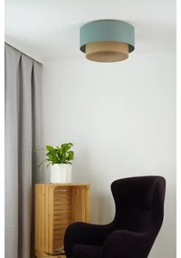 Plafonieră Duolla BOHO 1xE27/15W/230V d. 45 cm verde/maro