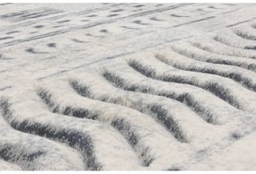 Covor alb din lână 230x340 cm Masi – Agnella