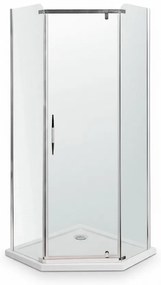 Celtic 90x90 cm cabină de duș pentagonală cu tavă de duș