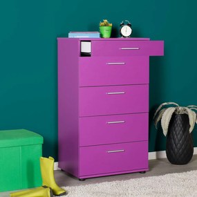 Dulap, Hanah Home, Trendline, 68x108x44 cm, Mov