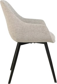 Scaun de dining VINTO BREGO bej deschis