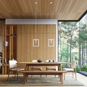 Lustră pe cablu Sollux SL.1312 ARIES 1xE27/15W/230V alb