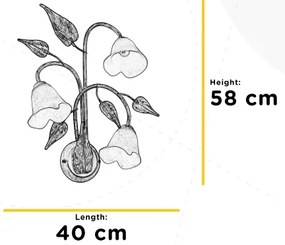 Aplică VANDA 3xE14/6W/230V ONLI