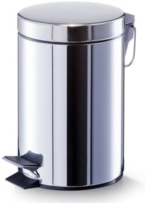 Coș de baie, recipient pentru gunoi - 3 l, oțel lucios, ZELLER, metalic