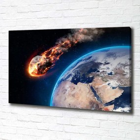 Tablouri tipărite pe pânză Un meteorit care se încadrează