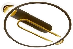 Plafonieră LED dimabilă LED/60W/230V 3000-6500K negru + telecomandă