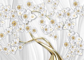Tablou - Copac cu decor auriu (70x50 cm)
