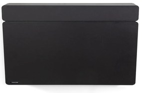 Pantofar negru cu deschidere înclinată/suspendat din metal 78x48x13 cm Luigi – Spinder Design