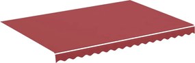 vidaXL Pânză de rezervă pentru copertină, roșu vișiniu, 3,5x2,5 m
