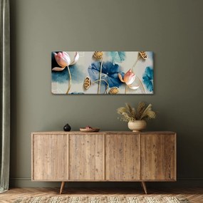 Tablou cu flori (120x50 cm)