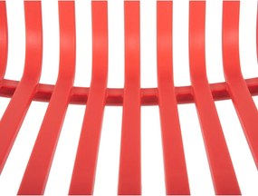 Scaun de dining roșu deschis din plastic Glee – Leitmotiv