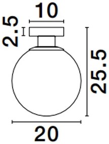 Plafoniera moderna design decorativ LATO