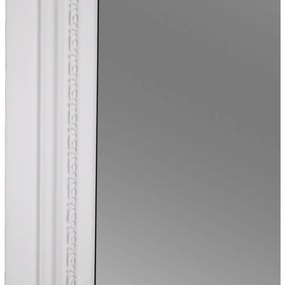 Oglindă, ramă din lemn în culoarea albă, MALKIA TYP 8