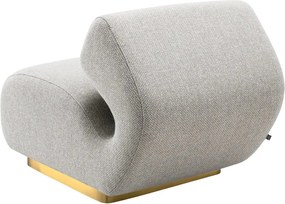 Fotoliu design elegant LUX Sansome, Reve grey