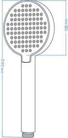 Amo Pară de duș, 1-funcție Finisaj: Crom NOM_051S