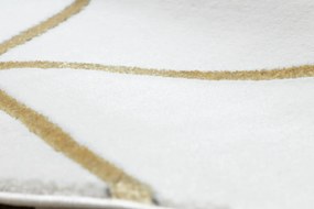 Exclusiv EMERALD covor 1013 cerc - glamour, stilat, geometric cremă / aur