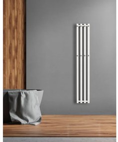 P.M.H. P2W/4 - Radiator de baie tip scară PLUTO 406 W, 150 cm, alb