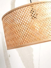 Lampadar eco din bambus Java S white/32x18, nat