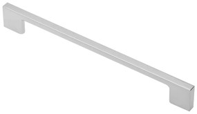 Manere pentru mobilier model B0014/W1203, finisaj aluminiu (Distanta dintre gauri: 128 mm)