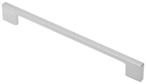 Manere pentru mobilier model B0014/W1203, finisaj aluminiu (Distanta dintre gauri: 128 mm)