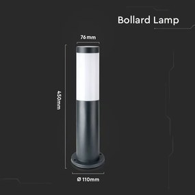 Lampă de exterior 1xE27/60W/230V IP44 45cm antracit