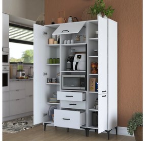 Set dulapuri bucătărie Jenaretta 18 (alb + negru). 1107090